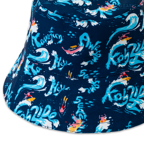 Bucket Hat (Blue Awesome KOH LIPE)