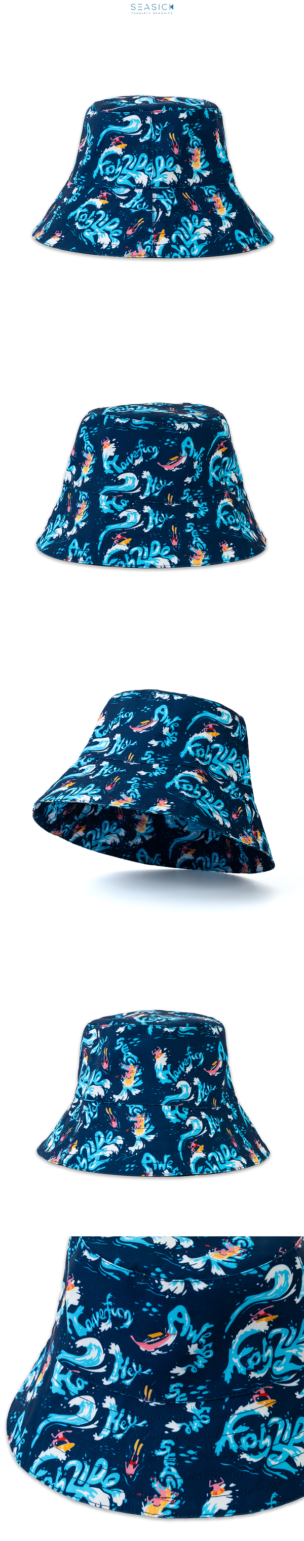 Bucket Hat (Blue Awesome KOH LIPE)