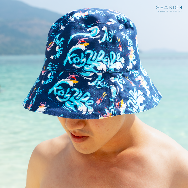 Bucket Hat (Blue Awesome KOH LIPE)