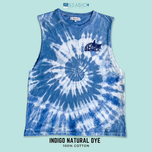 เสื้อกล้ามมัดย้อม (Indigo Natural Dye)