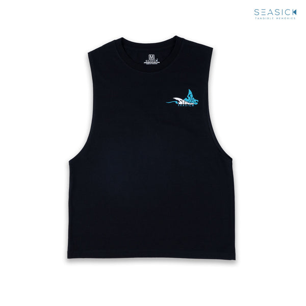 Black Manta Ray Tank Top