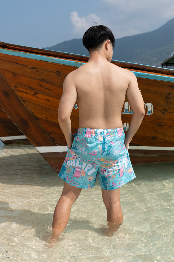 Blue Hawaii shorts