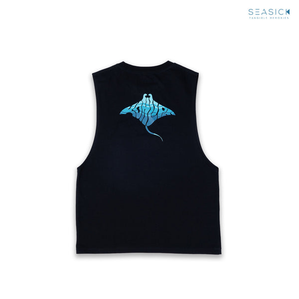 Black Manta Ray Tank Top