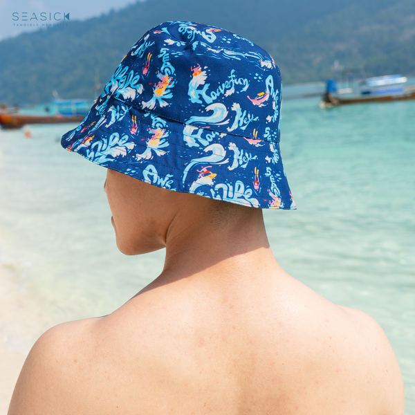 Bucket Hat (Blue Awesome KOH LIPE)