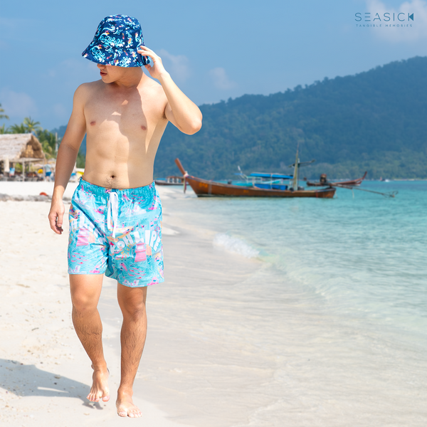 Bucket Hat (Blue Awesome KOH LIPE)