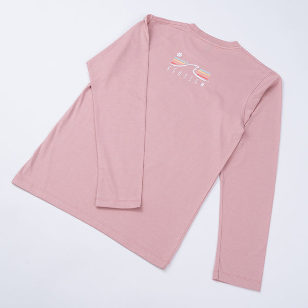 Unisex-Pink Coral Long Sleeves