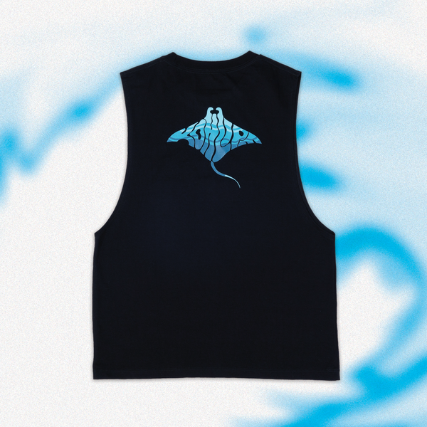 Black Manta Ray Tank Top