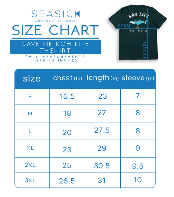 เสื้อยืด SAVE ME KOH LIPE