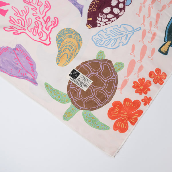 Vivid Fish & Sea Microfiber Towel