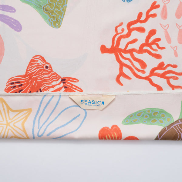 Vivid Fish & Sea Microfiber Towel