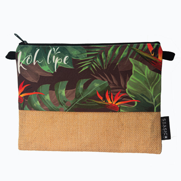 กระเป๋าครัชกระสอบ :Tropical Koh Lipe